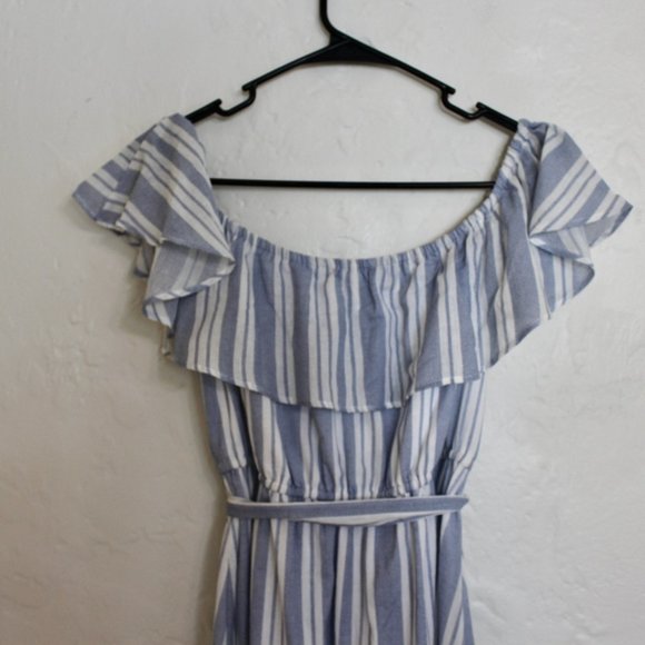 NWT Grace Elements Macy cotton midi ruffled dress - Picture 8 of 9